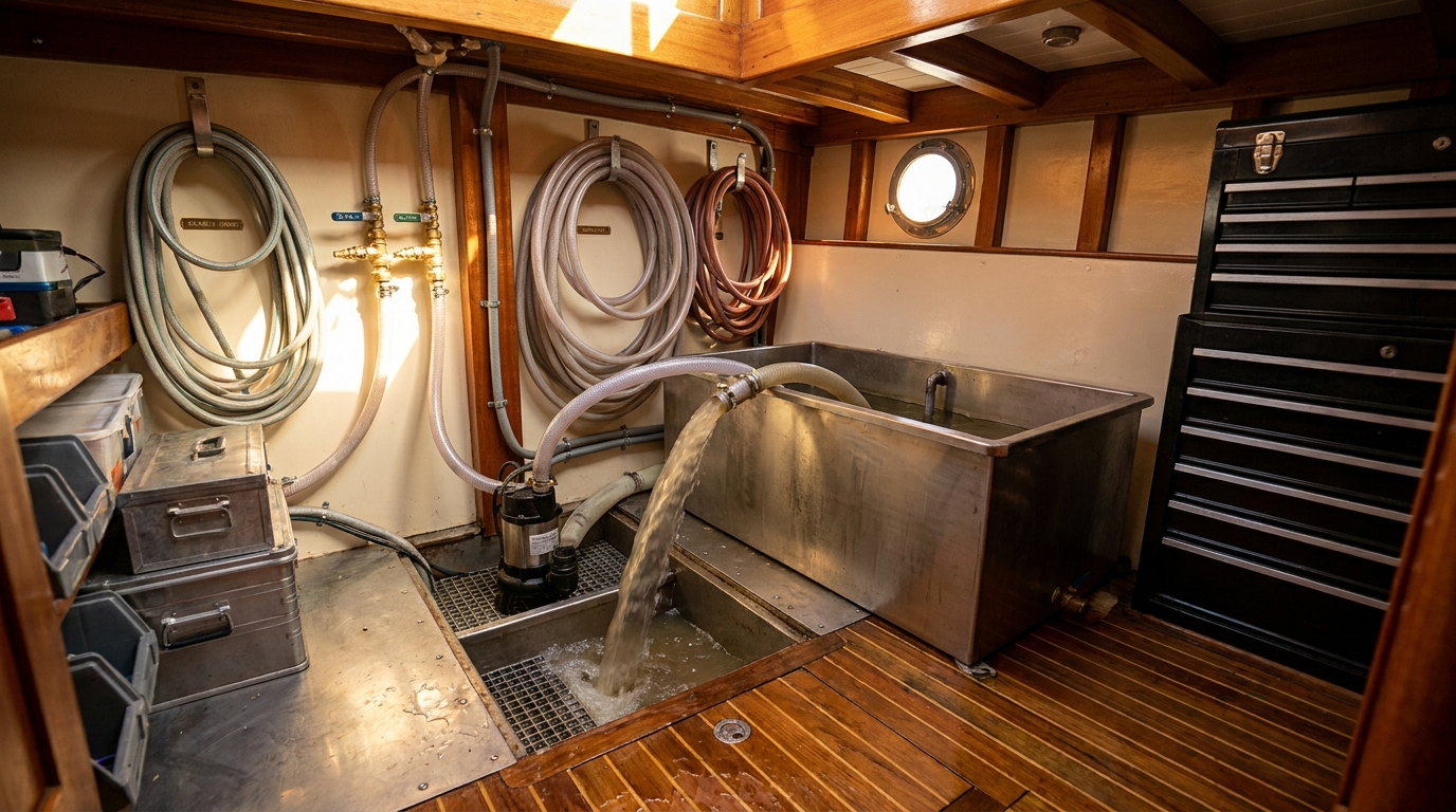 Bilge Pumps & Plumbing