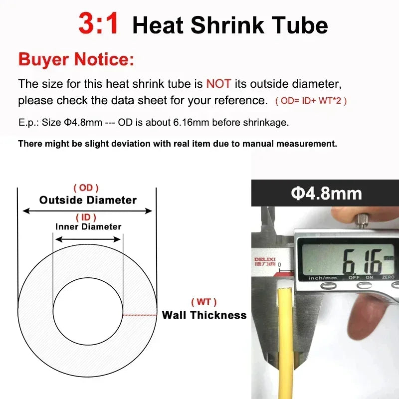 Adhesive-Lined Heat Shrink Tubing – Dual Wall Marine Wire Wrap with Glue for Waterproof Connections