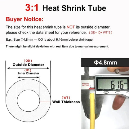 Adhesive-Lined Heat Shrink Tubing – Dual Wall Marine Wire Wrap with Glue for Waterproof Connections