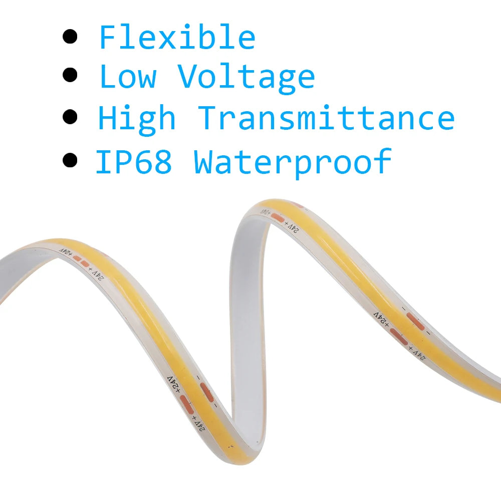 COB LED Strip Light – Waterproof Marine-Grade Flexible LED Tape for Boats, Under-Deck & Accent Lighting