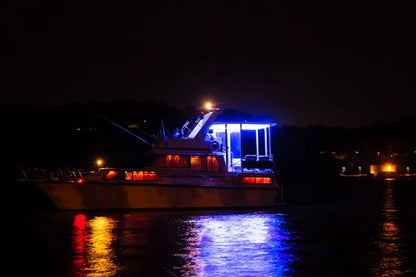 RGB Underwater Drain Plug LED Boat Light – Easy-Install Waterproof Marine Light with Remote for Boats & Yachts