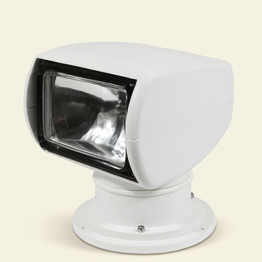 Marine Remote Control Spotlight – 360° Rotating LED Searchlight for Boats, Yachts & Nighttime Navigation